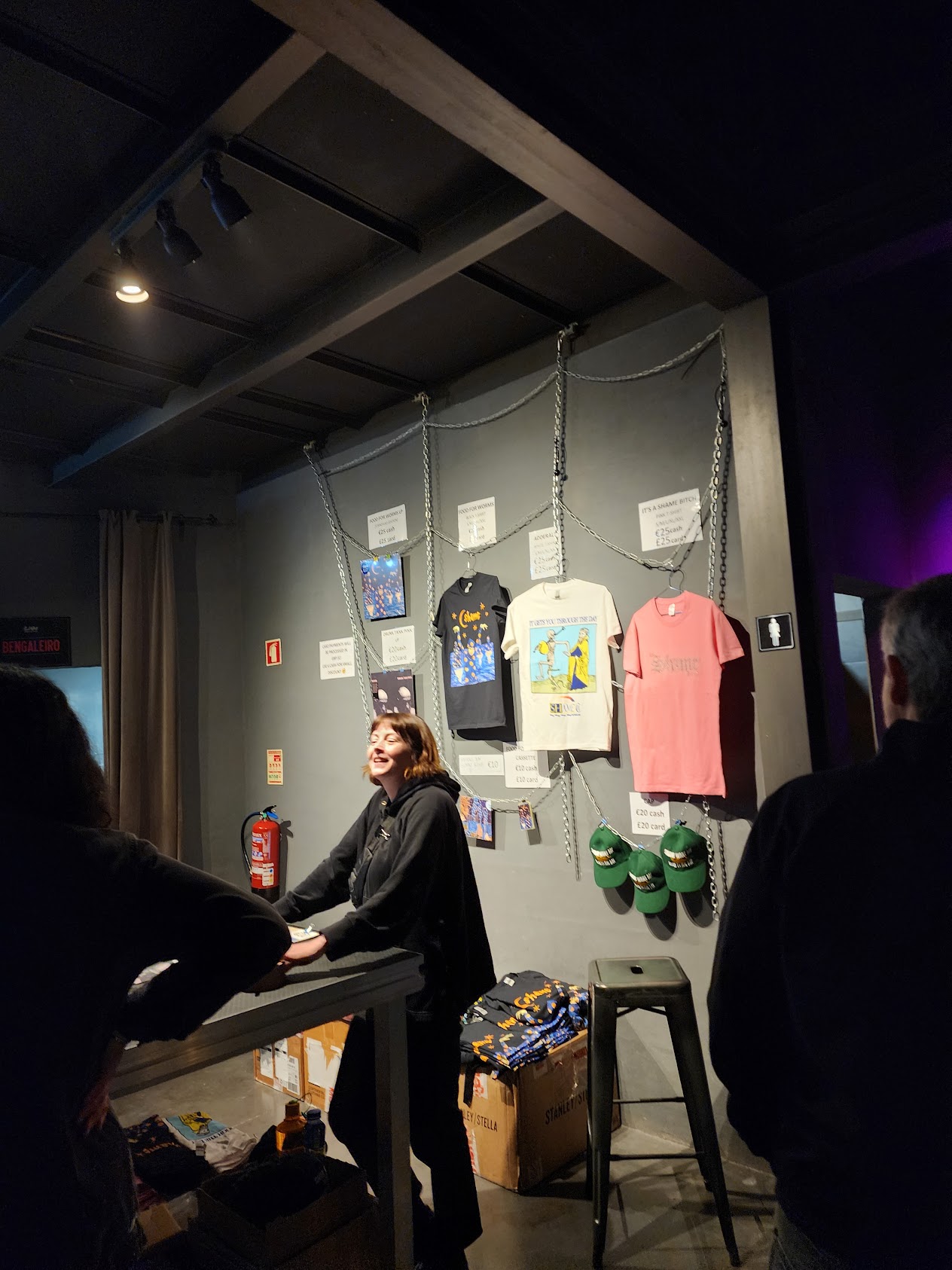 Merch stand